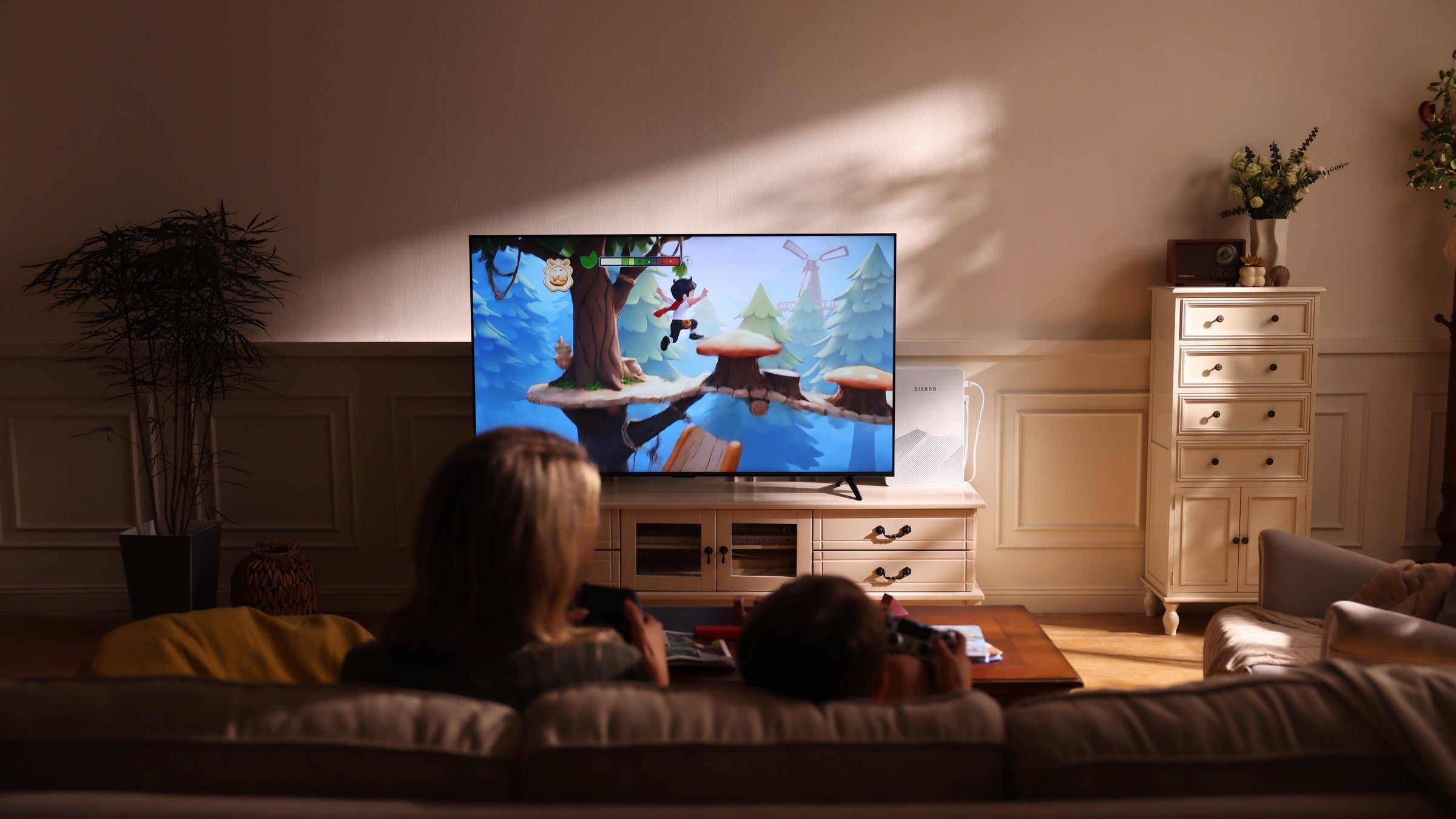 Sierro backup power keeping home entertainment connected